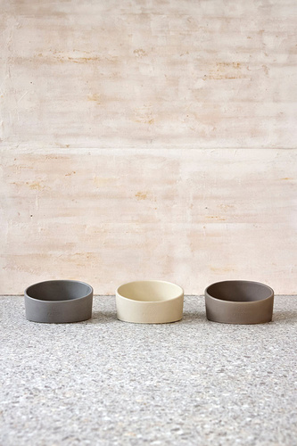 PALOPA Miska dla psa porcelanowa Cali taupe